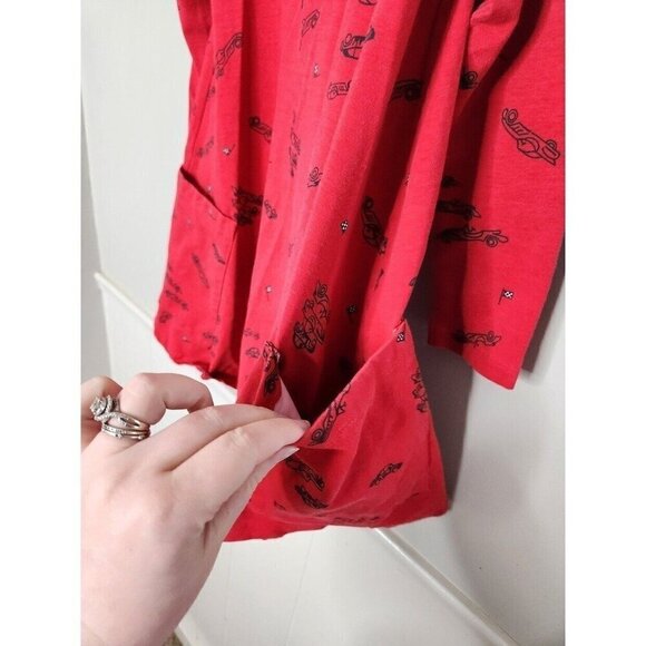 HANNA ANDERSSON Red Car Dress - Picture 3 of 5